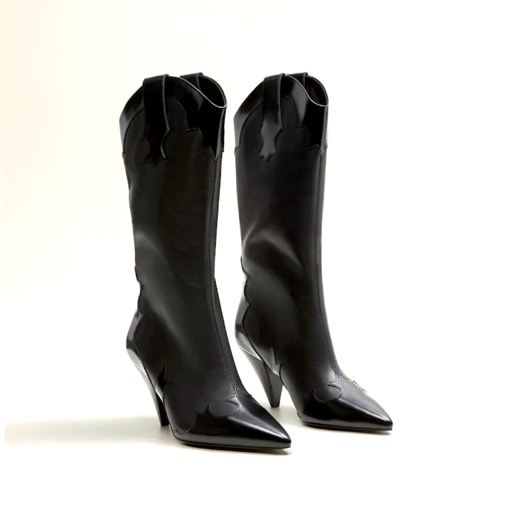 Mango Cowboy boots